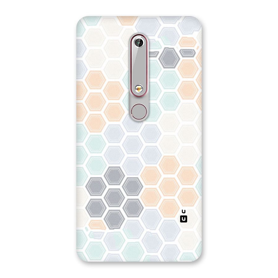 Light Hexagons Back Case for Nokia 6.1