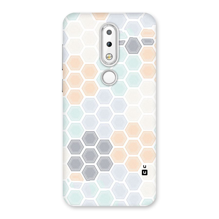 Light Hexagons Back Case for Nokia 6.1 Plus