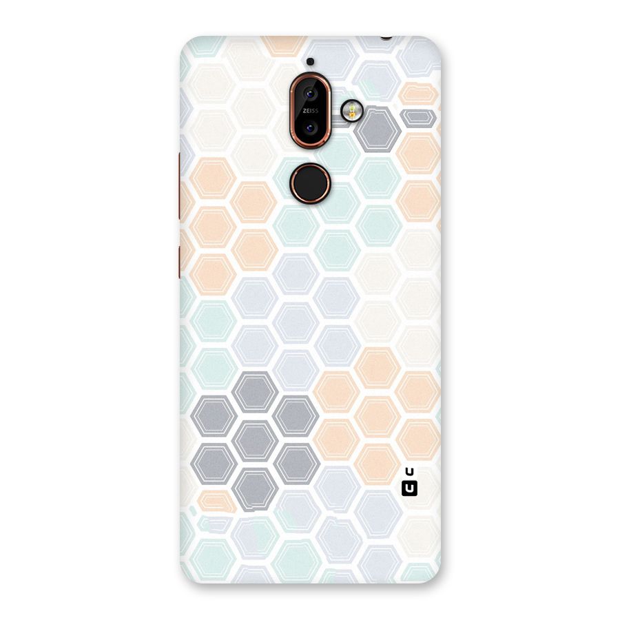 Light Hexagons Back Case for Nokia 7 Plus