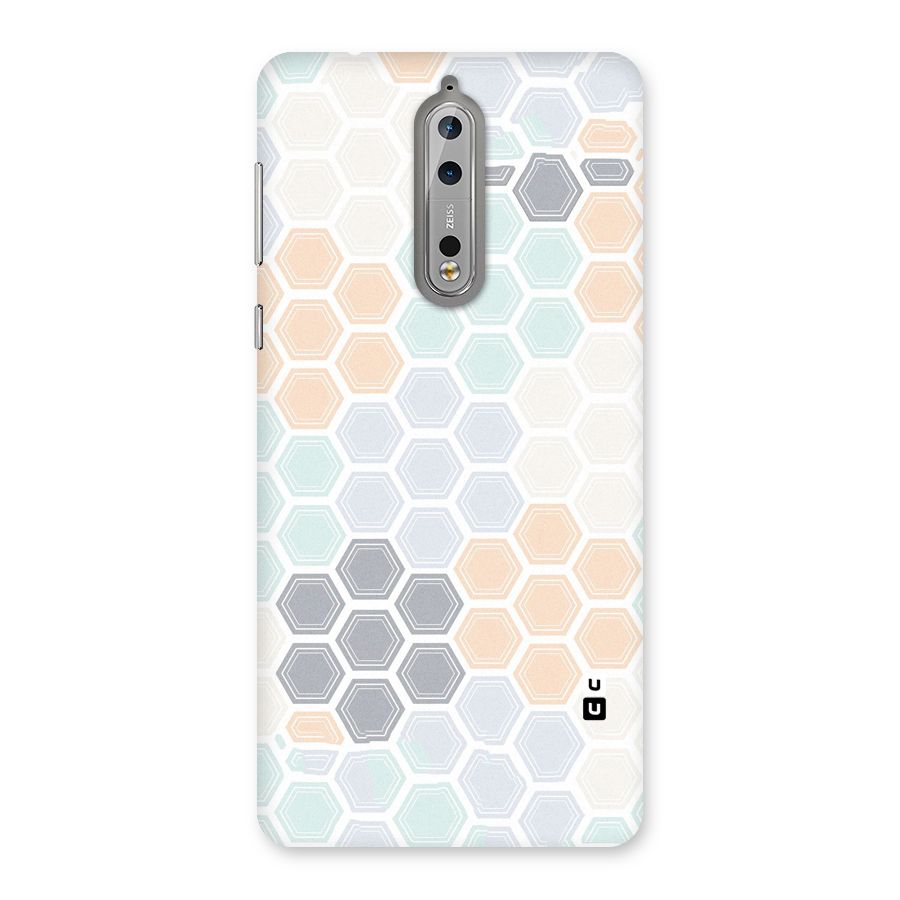 Light Hexagons Back Case for Nokia 8