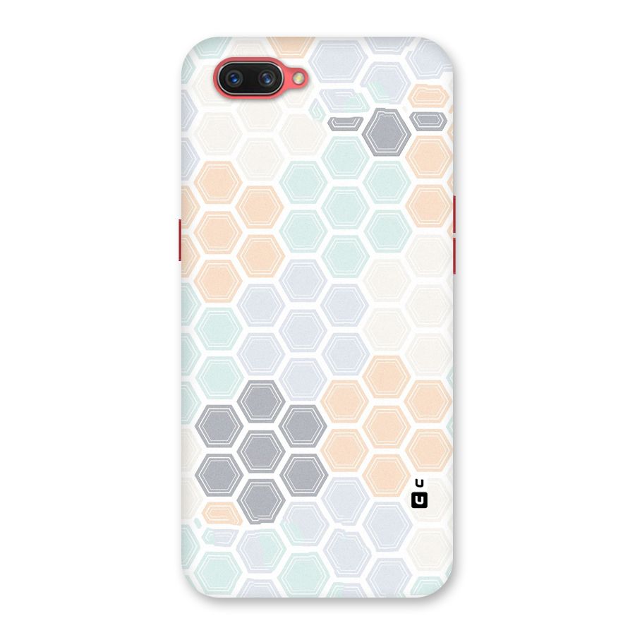Light Hexagons Back Case for Oppo A3s