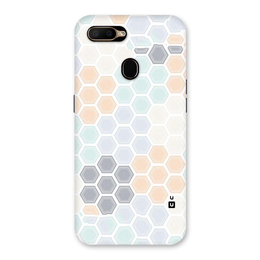 Light Hexagons Back Case for Oppo A5s