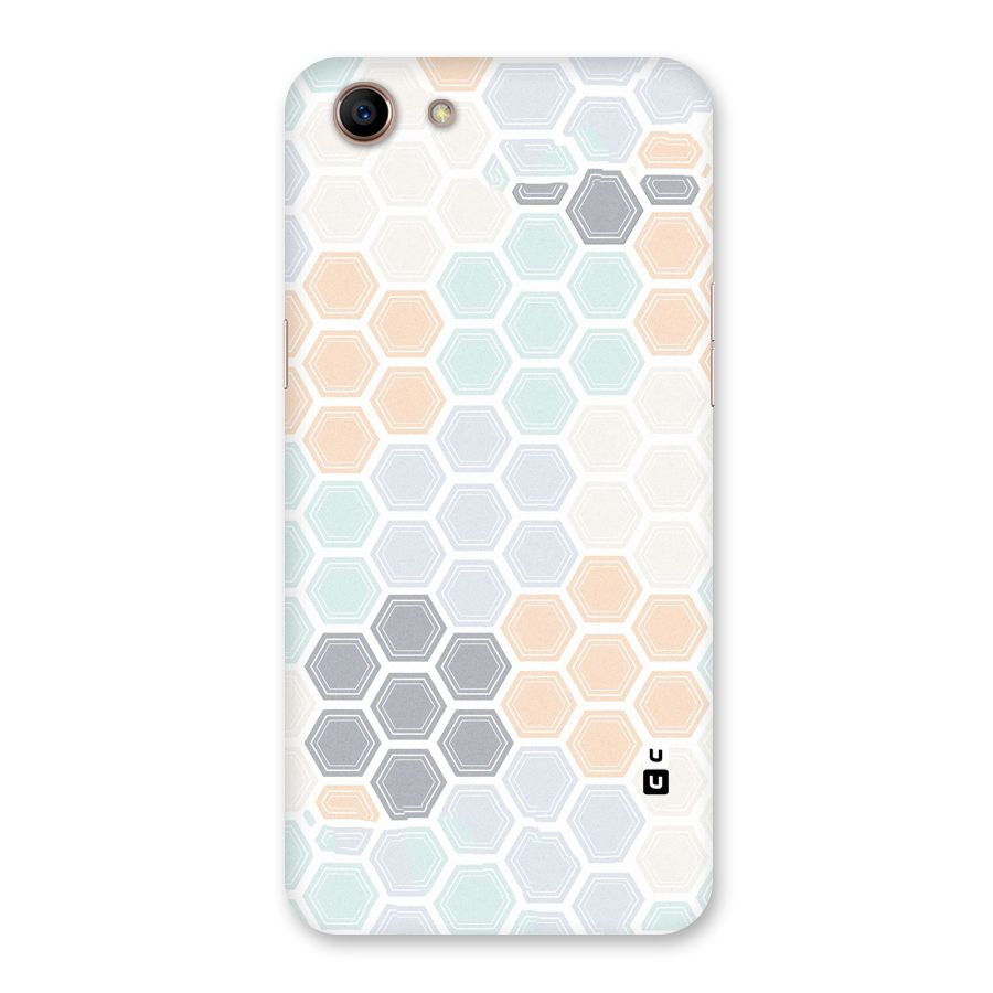 Light Hexagons Back Case for Oppo A83 (2018)