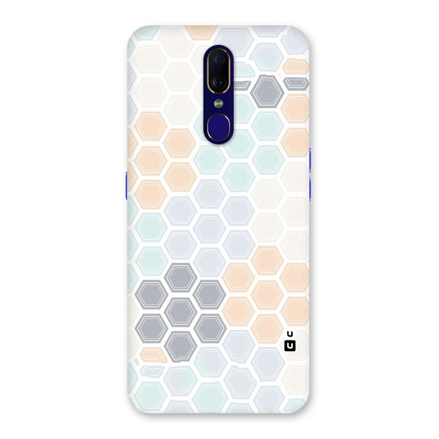 Light Hexagons Back Case for Oppo F11