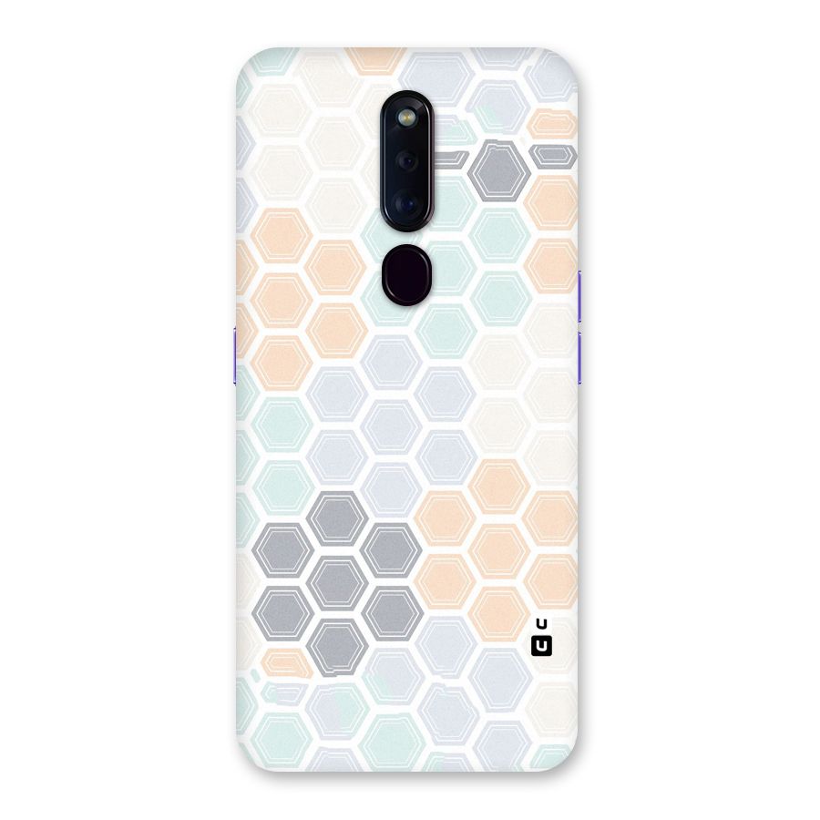 Light Hexagons Back Case for Oppo F11 Pro