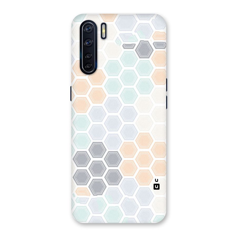 Light Hexagons Back Case for Oppo F15