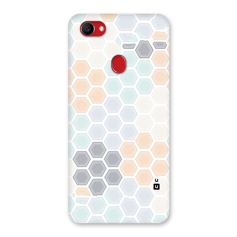 Light Hexagons Back Case for Oppo F7