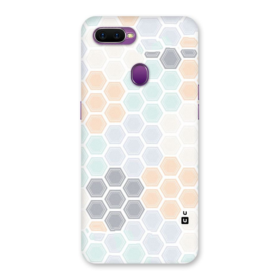 Light Hexagons Back Case for Oppo F9