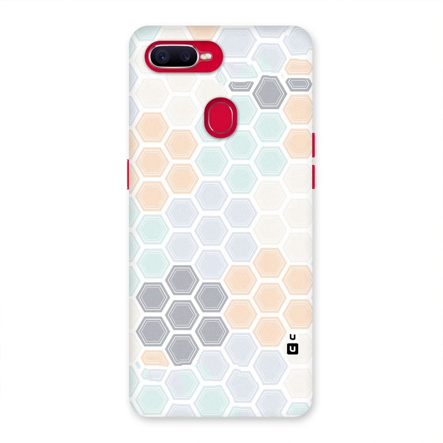 Light Hexagons Back Case for Oppo F9 Pro