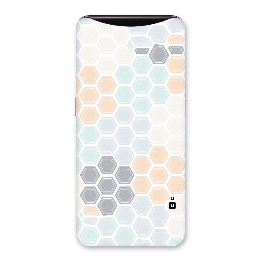 Light Hexagons Back Case for Oppo Find X