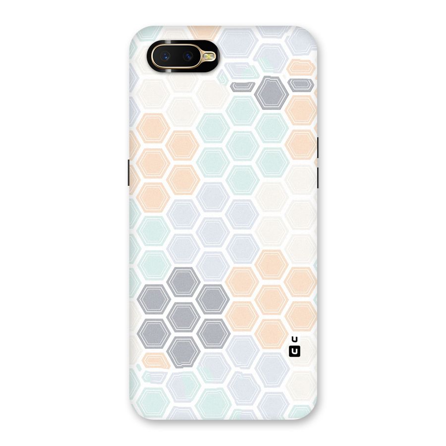 Light Hexagons Back Case for Oppo K1