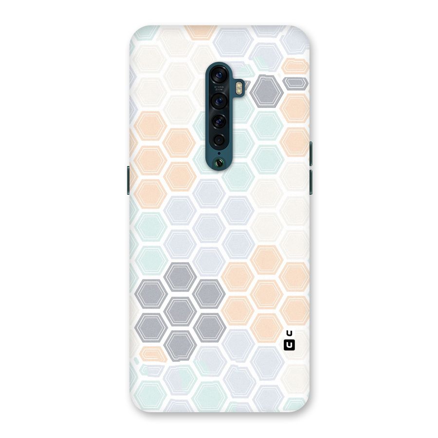Light Hexagons Back Case for Oppo Reno2