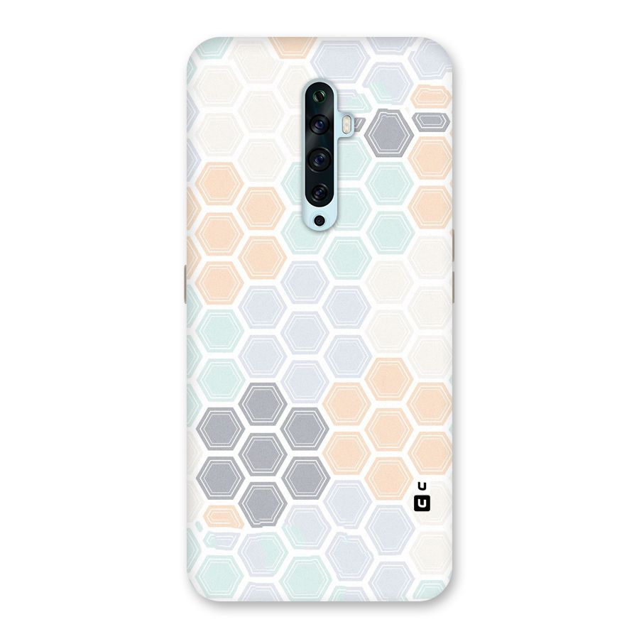 Light Hexagons Back Case for Oppo Reno2 F