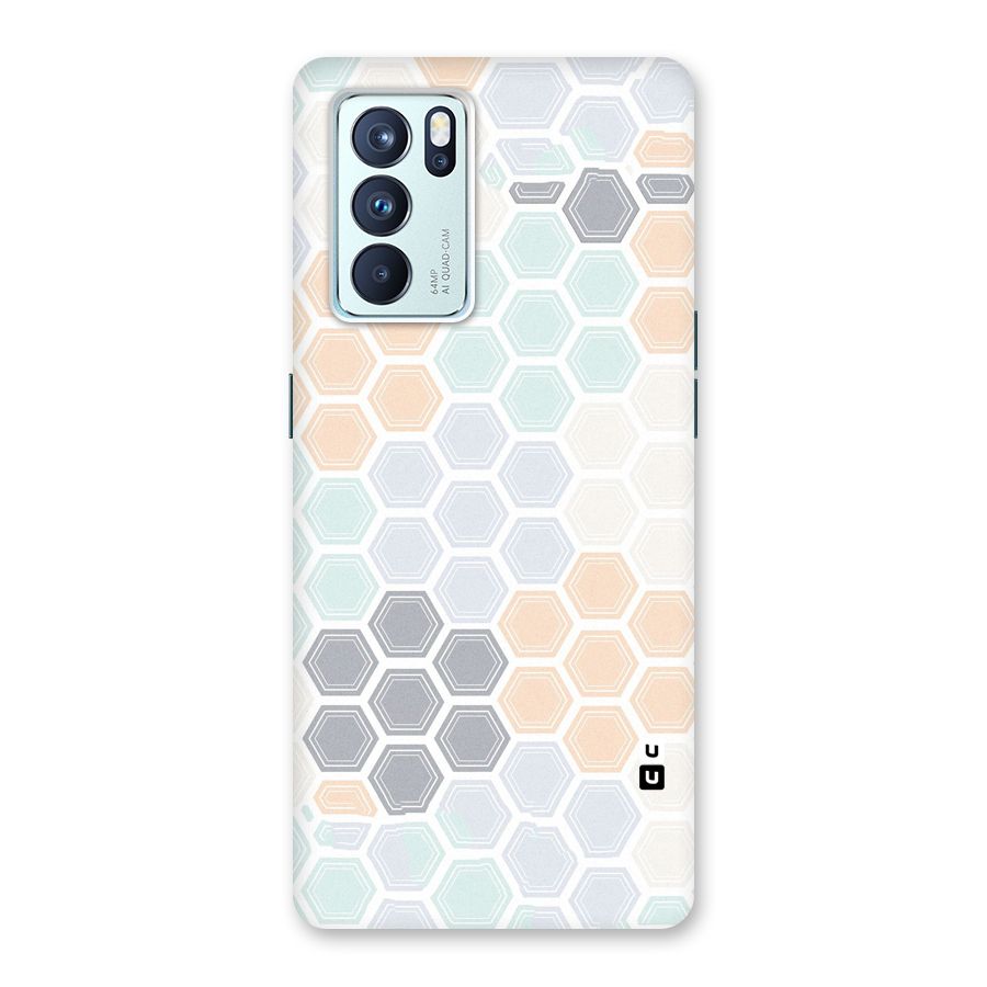 Light Hexagons Back Case for Oppo Reno6 Pro 5G