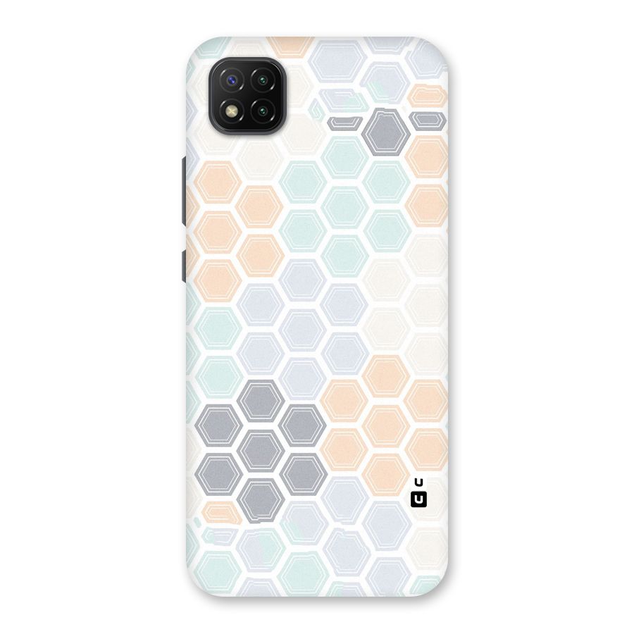 Light Hexagons Back Case for Poco C3