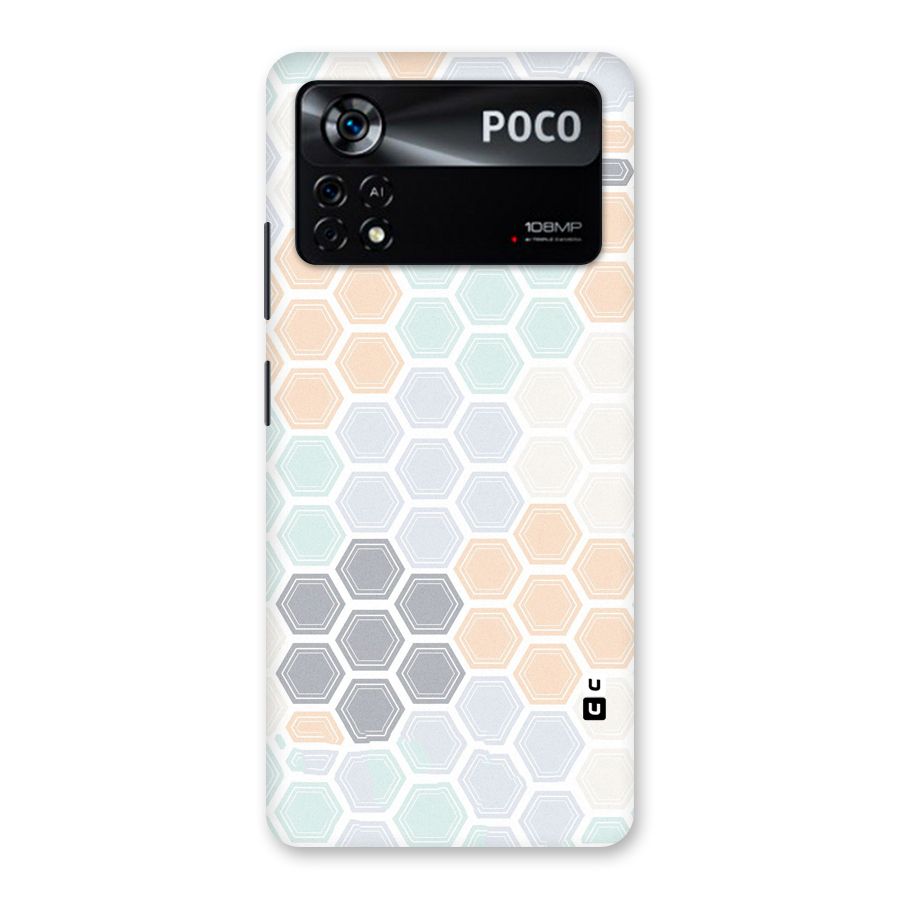 Light Hexagons Back Case for Poco X4 Pro 5G