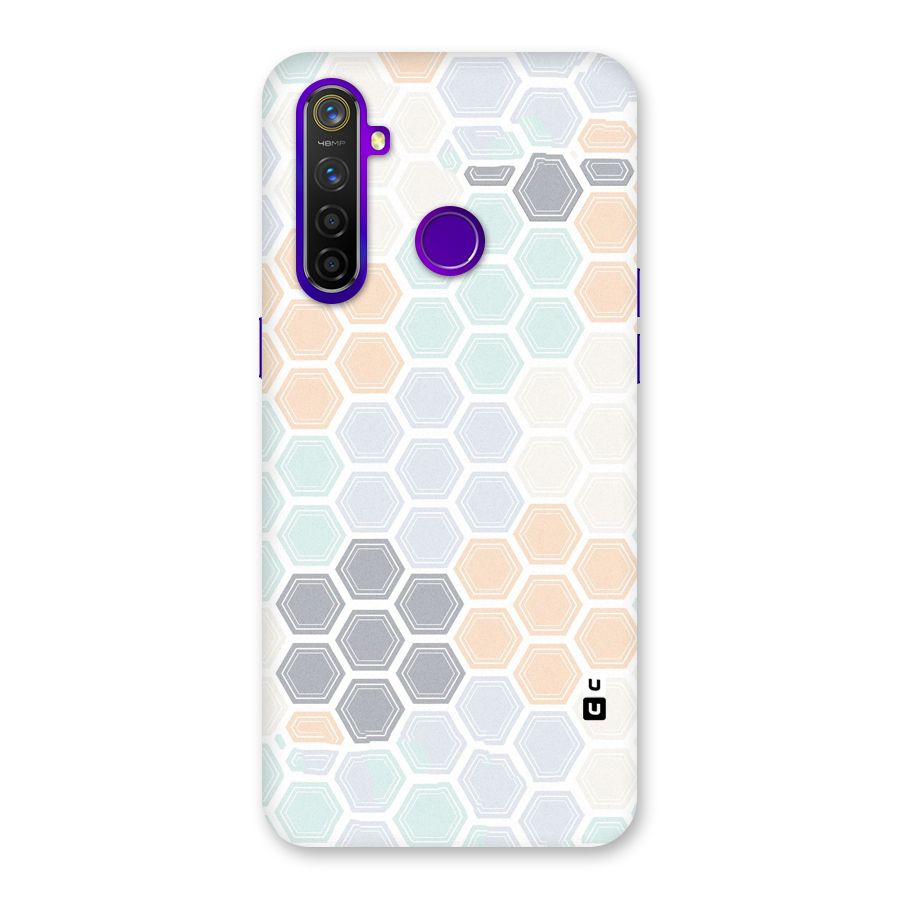 Light Hexagons Back Case for Realme 5 Pro