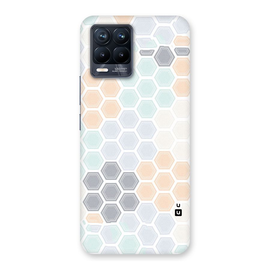 Light Hexagons Back Case for Realme 8 Pro