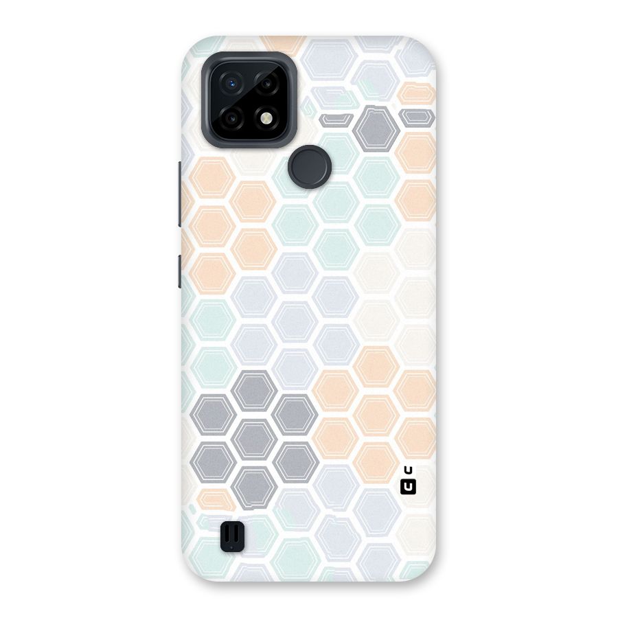 Light Hexagons Back Case for Realme C21