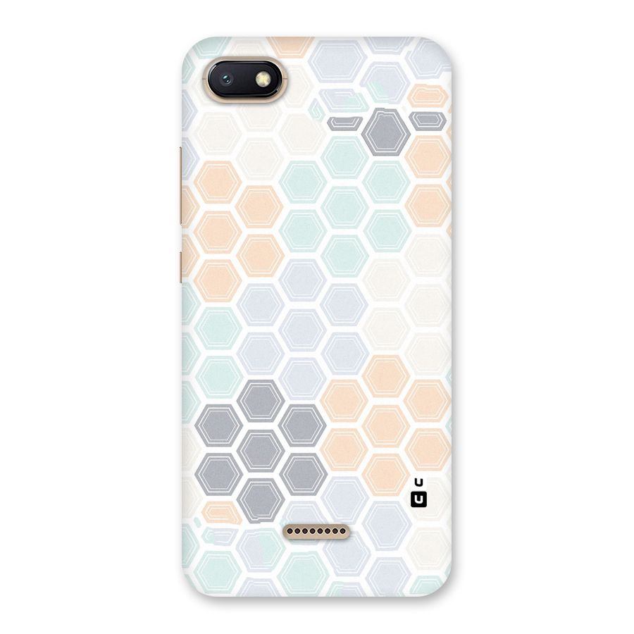 Light Hexagons Back Case for Redmi 6A