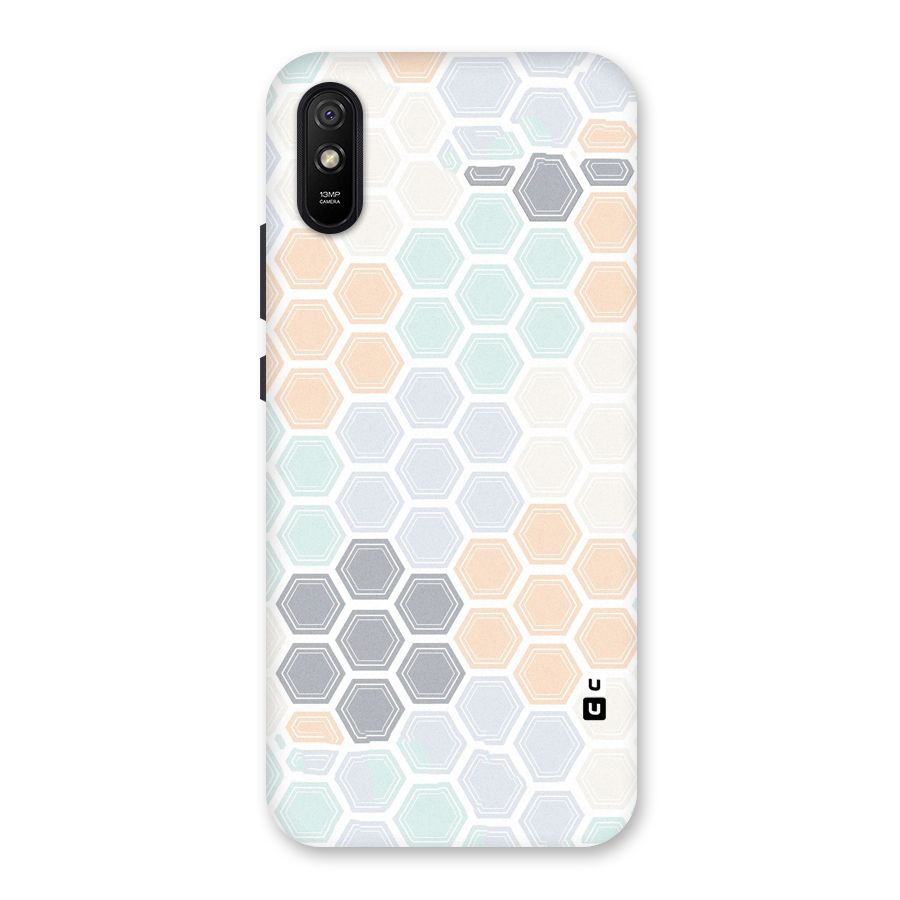 Light Hexagons Back Case for Redmi 9A
