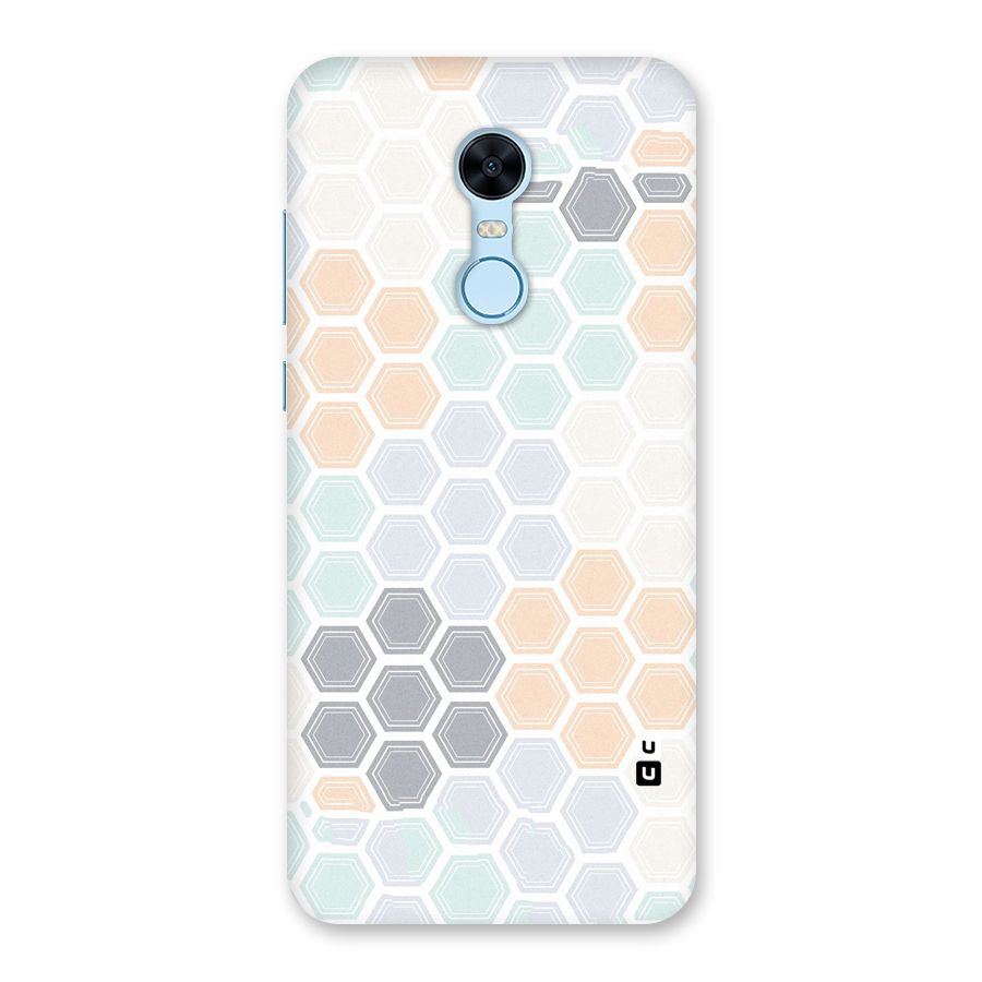 Light Hexagons Back Case for Redmi Note 5