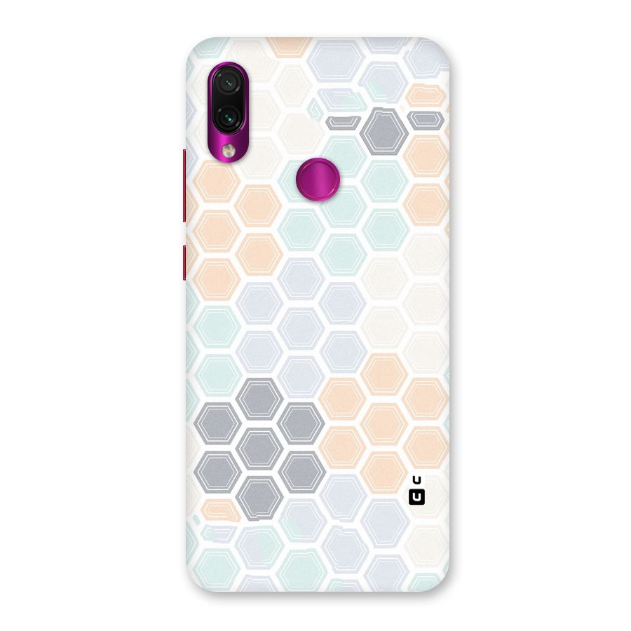 Light Hexagons Back Case for Redmi Note 7 Pro
