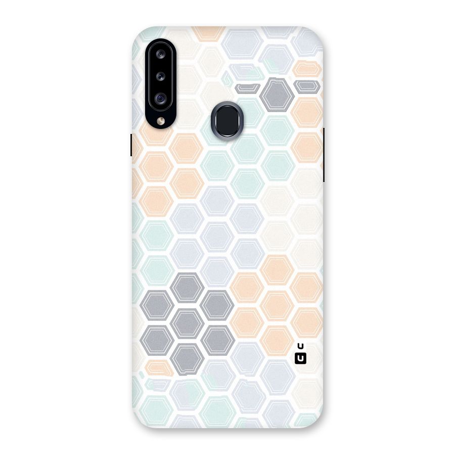 Light Hexagons Back Case for Samsung Galaxy A20s