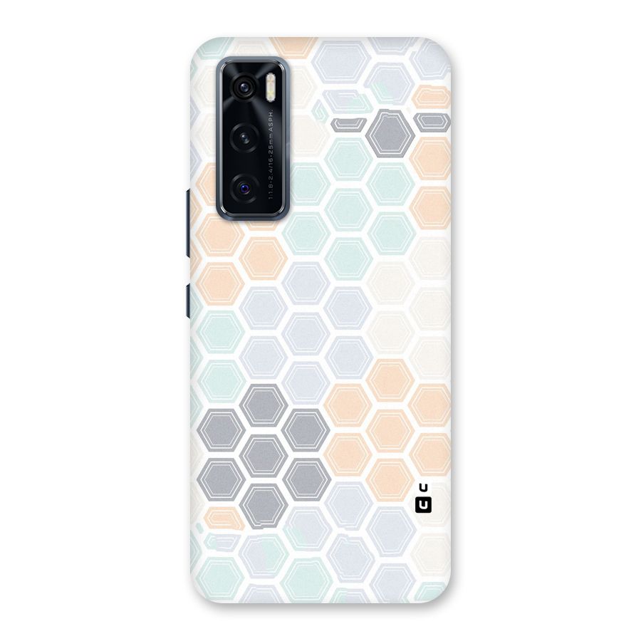 Light Hexagons Back Case for Vivo V20 SE