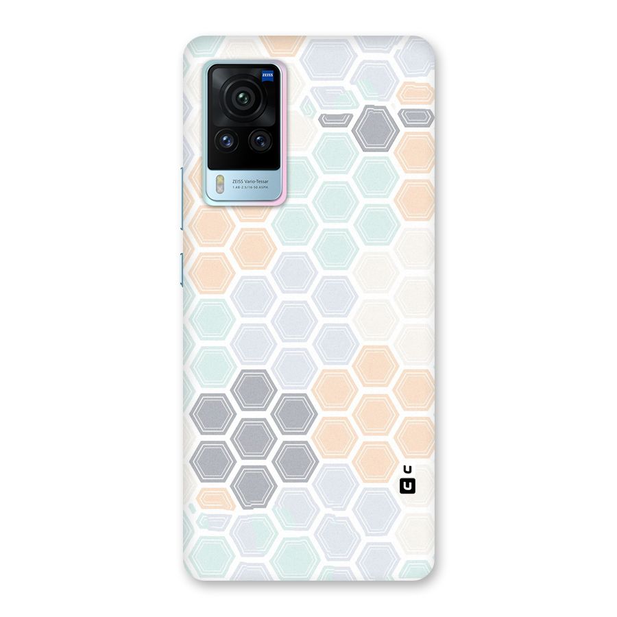 Light Hexagons Back Case for Vivo X60 Pro