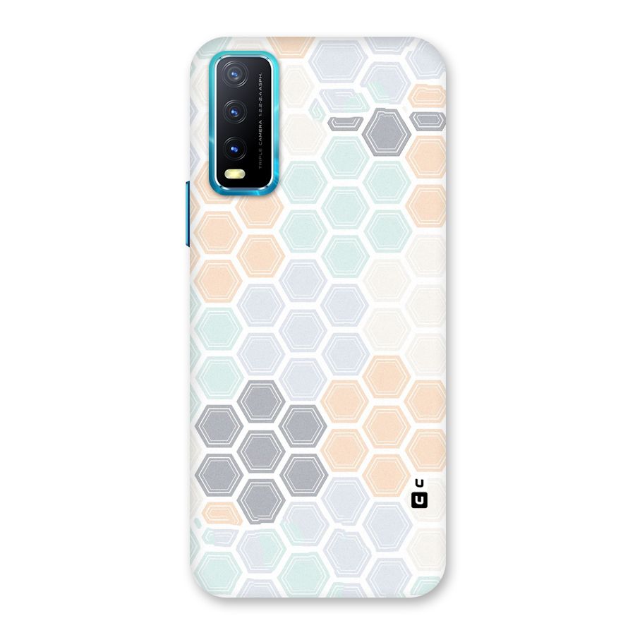 Light Hexagons Back Case for Vivo Y20
