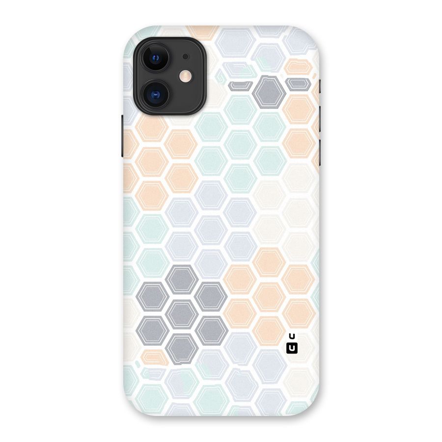 Light Hexagons Back Case for iPhone 11