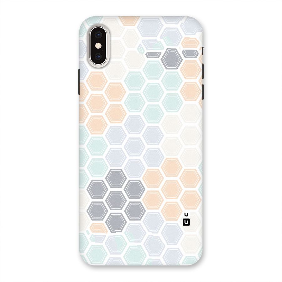 Light Hexagons Back Case for iPhone XS Max