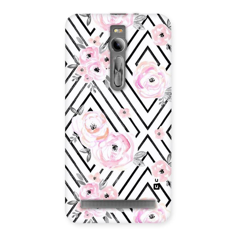 Light Pastel Flowers Design Back Case for Asus Zenfone 2