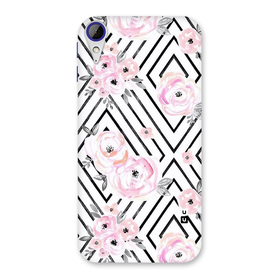 Light Pastel Flowers Design Back Case for Desire 830