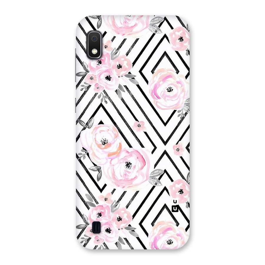 Light Pastel Flowers Design Back Case for Galaxy A10