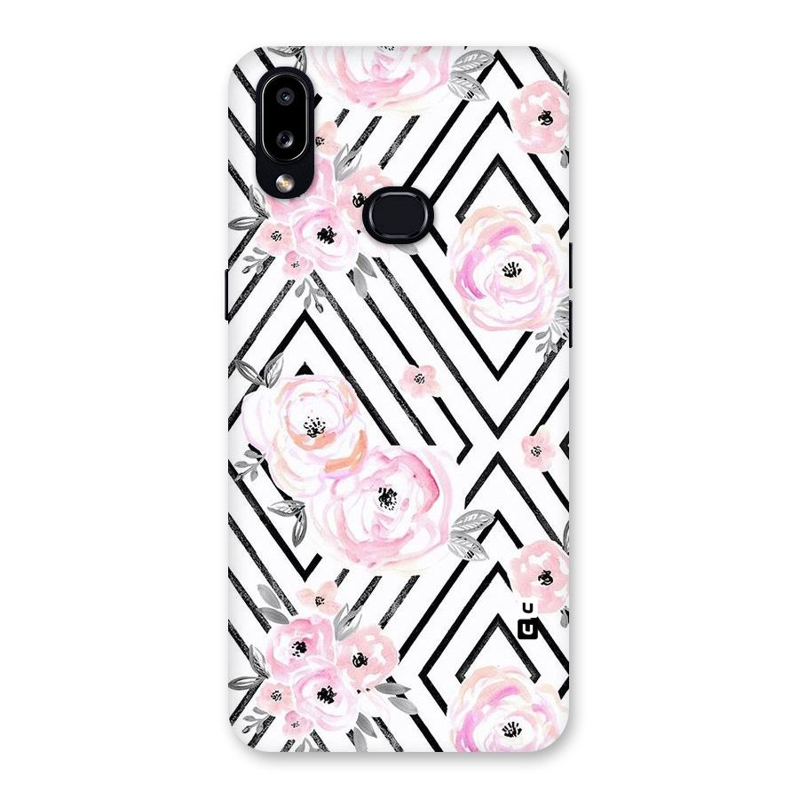 Light Pastel Flowers Design Back Case for Galaxy A10s