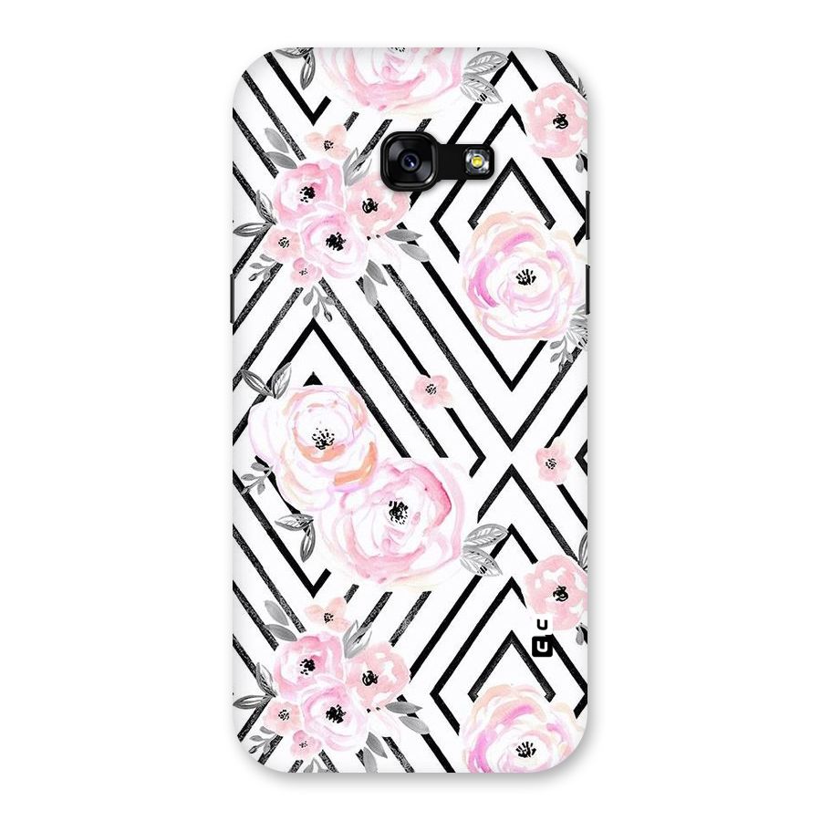 Light Pastel Flowers Design Back Case for Galaxy A5 2017