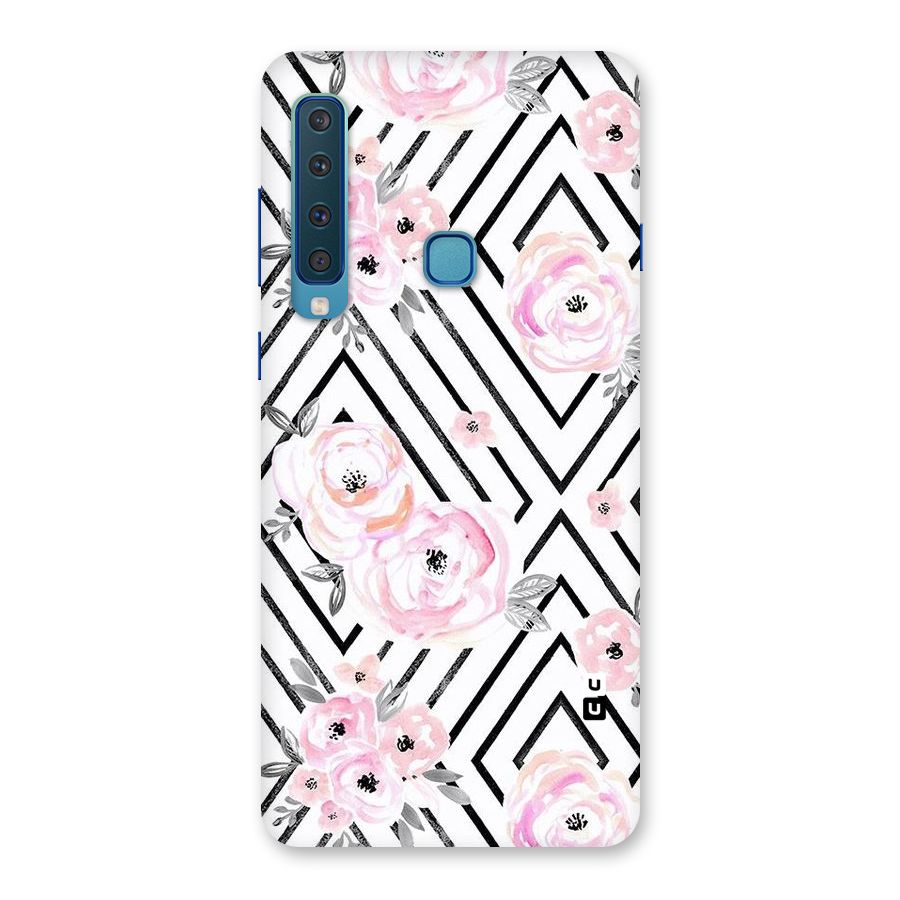 Light Pastel Flowers Design Back Case for Galaxy A9 (2018)