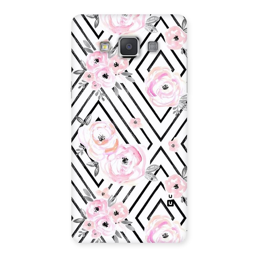 Light Pastel Flowers Design Back Case for Galaxy Grand 3