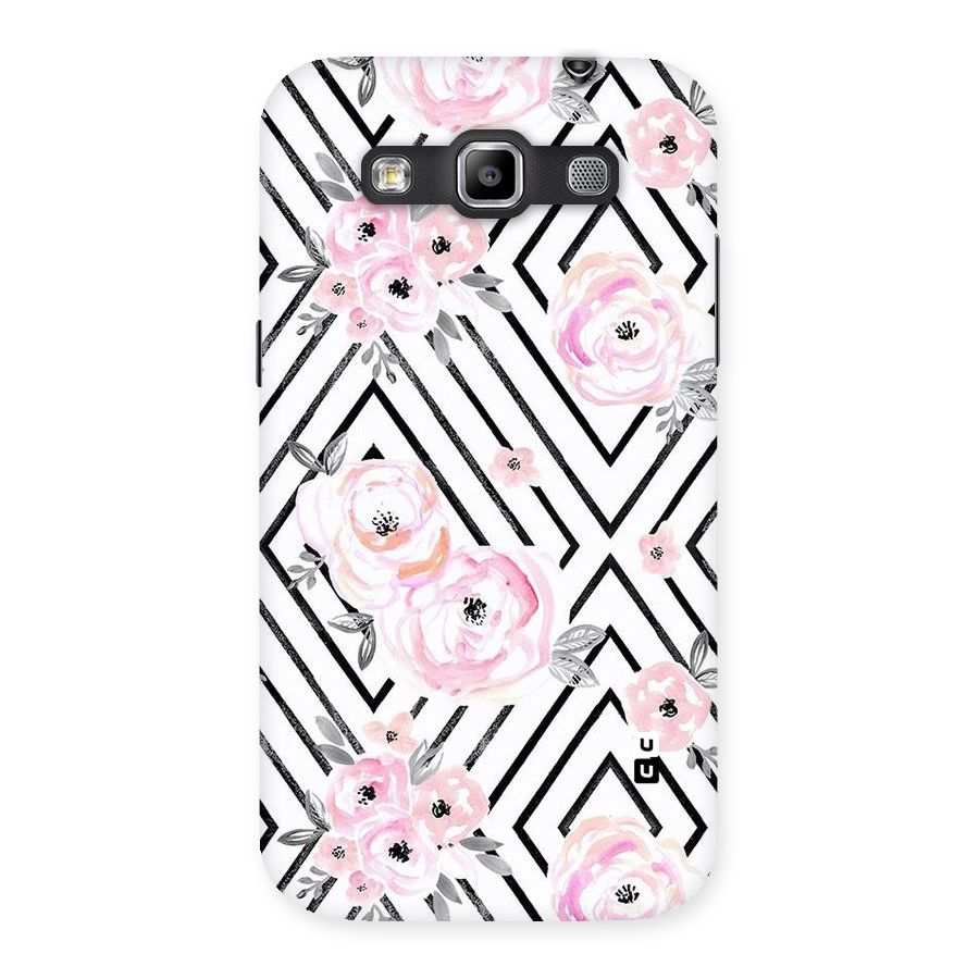 Light Pastel Flowers Design Back Case for Galaxy Grand Quattro