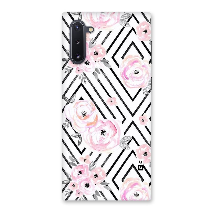 Light Pastel Flowers Design Back Case for Galaxy Note 10