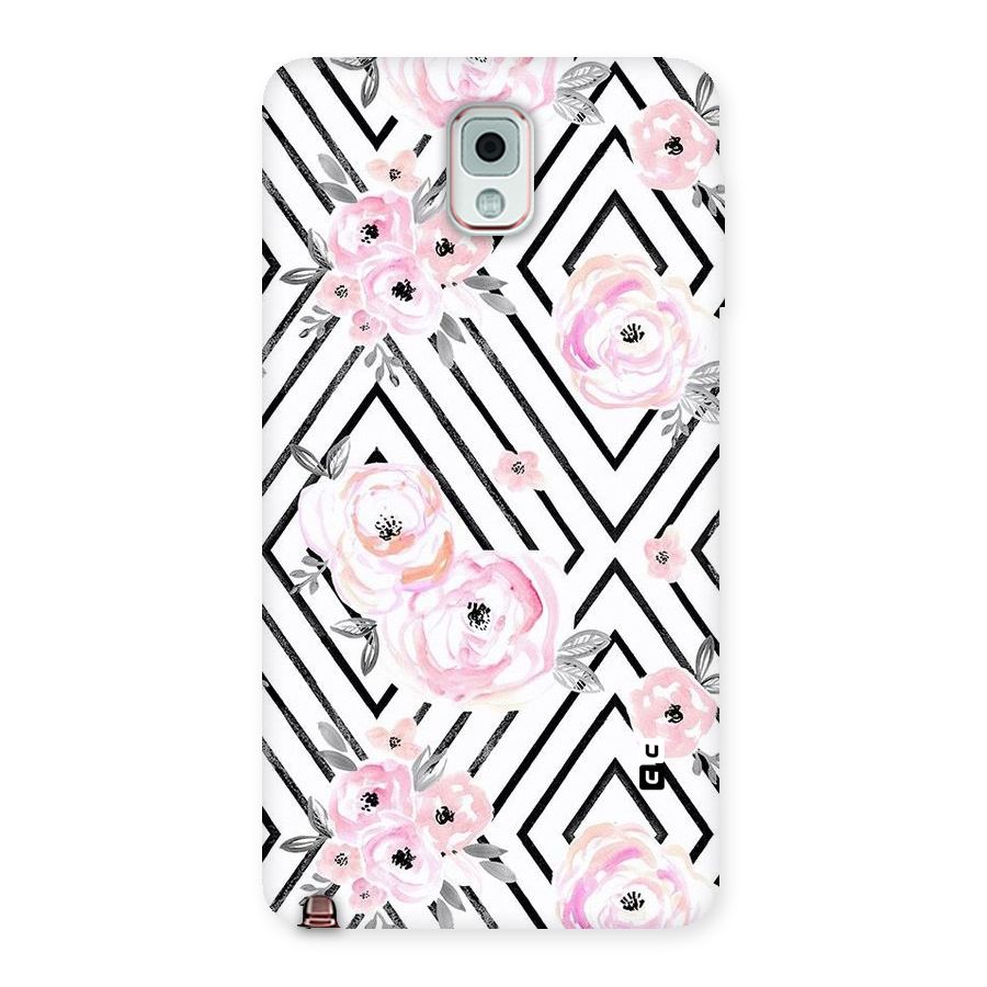 Light Pastel Flowers Design Back Case for Galaxy Note 3