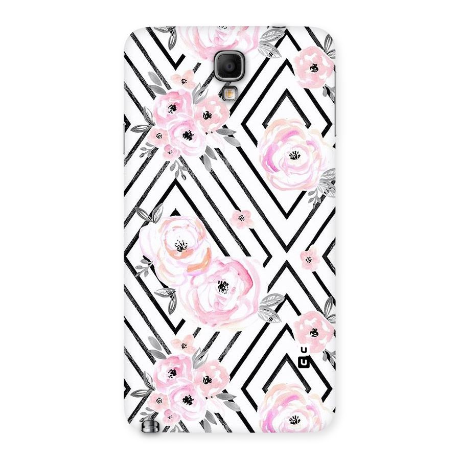 Light Pastel Flowers Design Back Case for Galaxy Note 3 Neo