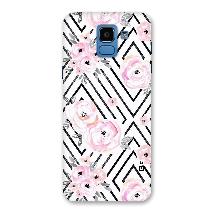 Light Pastel Flowers Design Back Case for Galaxy On6
