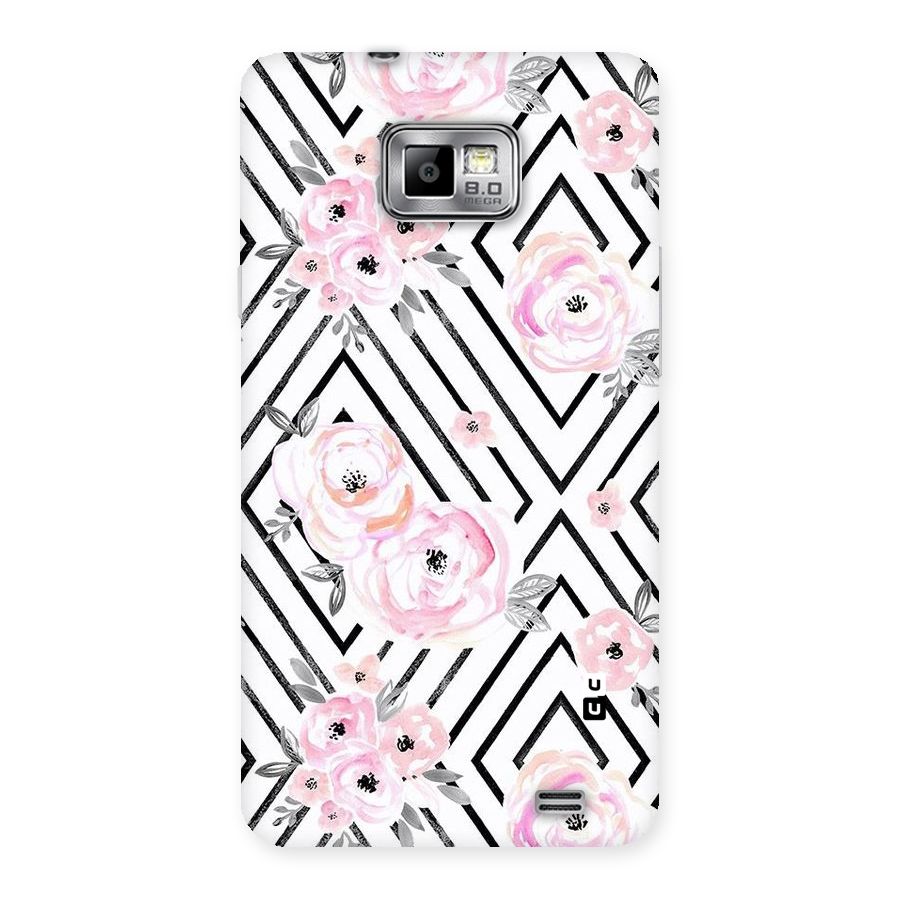 Light Pastel Flowers Design Back Case for Galaxy S2