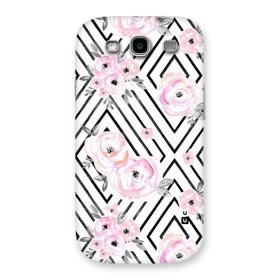 Light Pastel Flowers Design Back Case for Galaxy S3