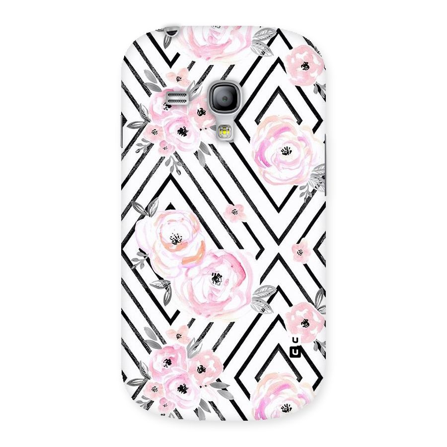 Light Pastel Flowers Design Back Case for Galaxy S3 Mini