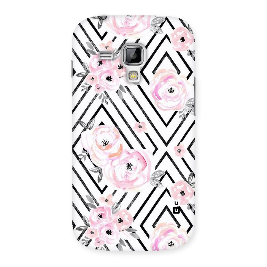 Light Pastel Flowers Design Back Case for Galaxy S Duos