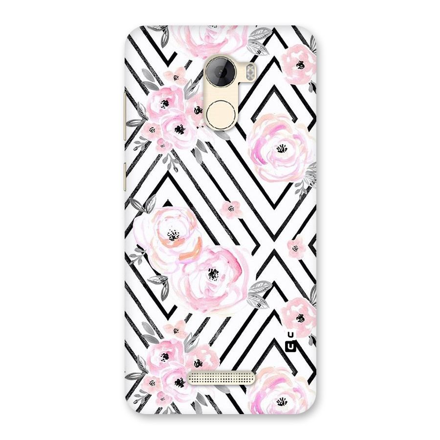 Light Pastel Flowers Design Back Case for Gionee A1 LIte